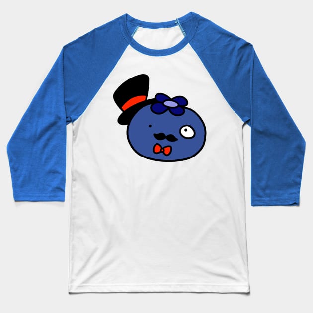 Fancy Blueberry Baseball T-Shirt by saradaboru